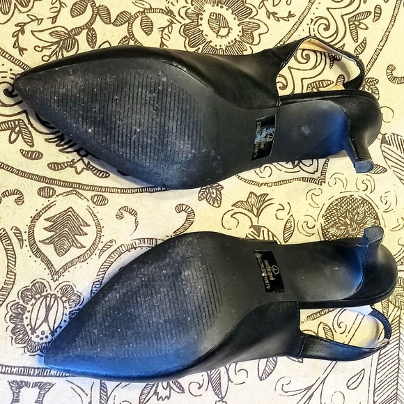 ⭐️ Women's Pointy Toe Slingback Kitten Heel - Picture 5 of 8